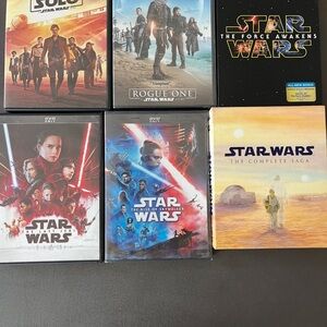Star Wars DVD Set - Black, Blue, and Red Covers